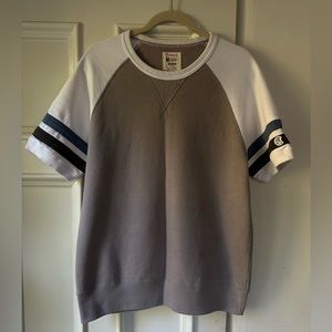 Todd Snyder + Champion sweatshirt (grey/white/black)